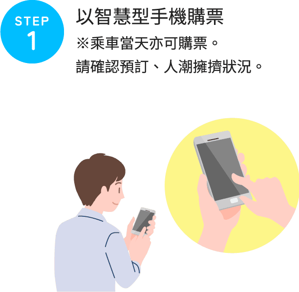 STEP01 スマホでチケットを購入